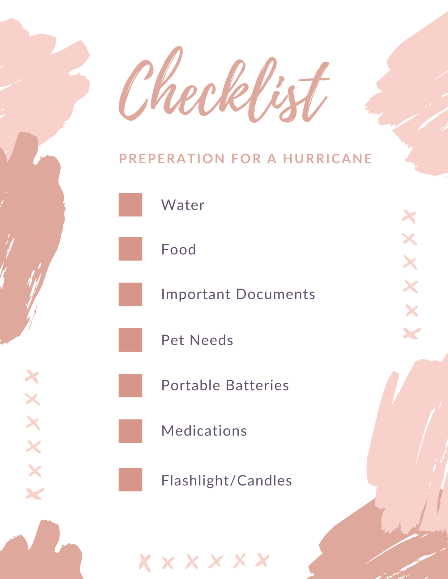 Hurricane Preparation and Checklist